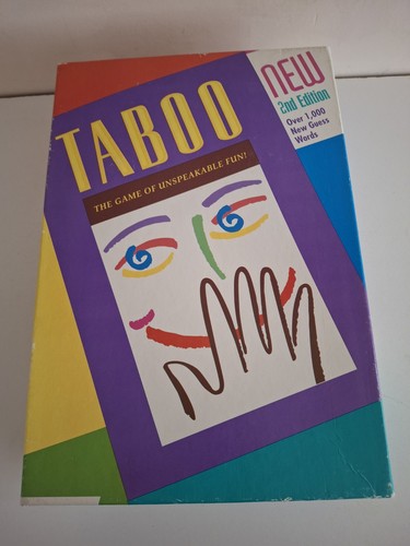 Taboo 2nd edition board - taboo, game