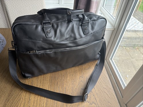 Real leather holdall - real,