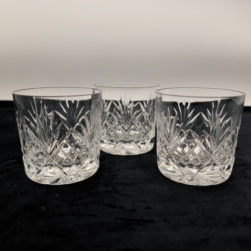 Cut crystal whiskey tumbler - crystal,