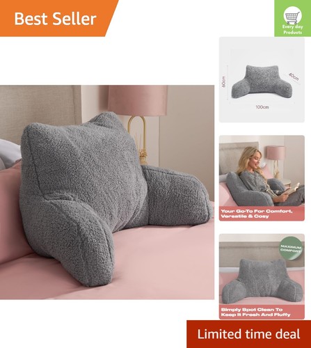 Soft cosy cuddle - cushion, grey