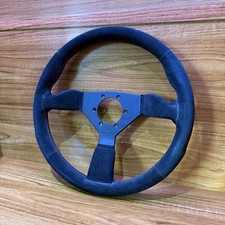 Personal Neo Grinta Suede Leather Steering Wheel 350mm Black