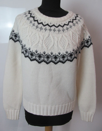 Ladies fair isle crewneck - isle,