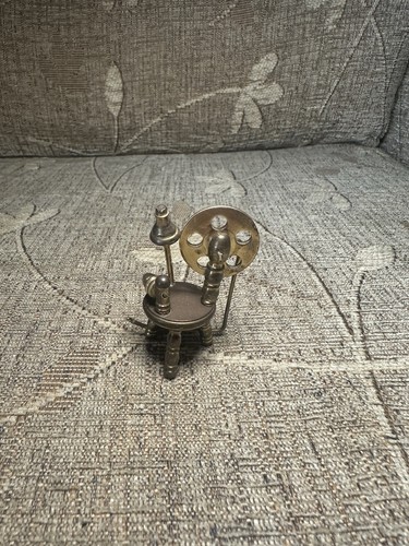 Antique mini brass spinning - ,