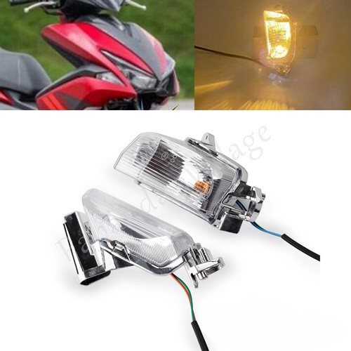 Clear front turn signal - front, light