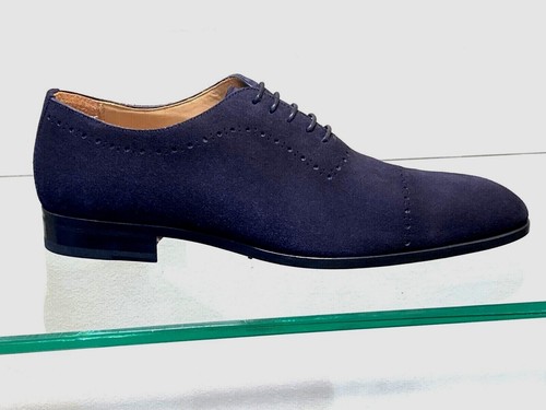 Men navy suede smart - men's,
