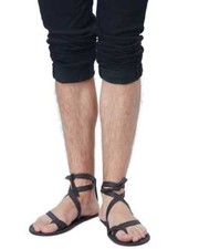 A662 Roman Sandals Egyptian Mens Spartan Greek Warrior Footwear Shoes Accessory