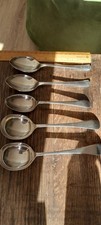 Five Old Epns Assorted  Spoons