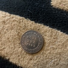 Russian one kopek 1743 - one,