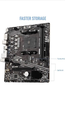 Msi a520m pro motherboard - msi,