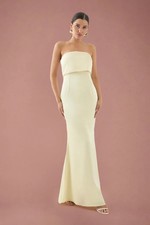 Misspap Lemon Bridesmaid Dress
