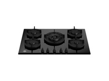 Bertazzoni Modern Series P755CMODGNE 76cm 5-Burner Gas Hob, Black