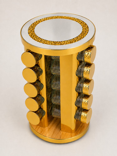 Luxury rotating spice rack - luxury,