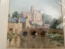 Original watercolour lamballe - watercolour,