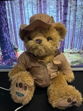 Land Rover Safari  Explorer Plush Teddy Bear Soft Toy 12 inches Rare Collectors