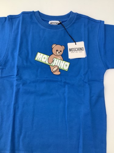Moschino boys blue shirt - t-shirt,