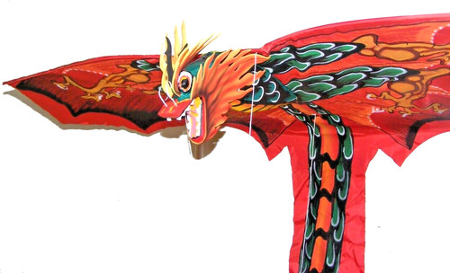 Large balinese dragon kite - balinese,