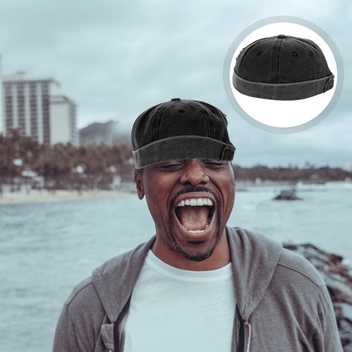 Outdoor hat brimless cap men - ,