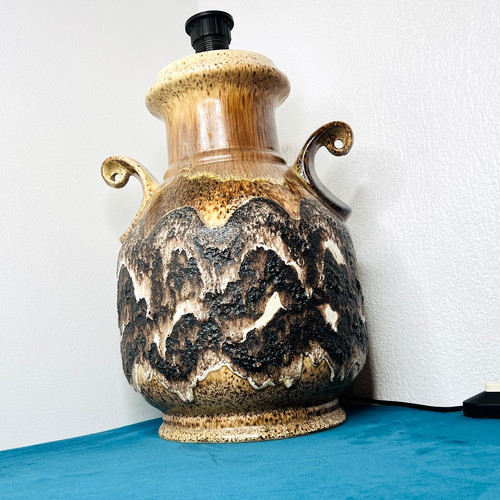 Vintage fat lava ceramic - lava, table