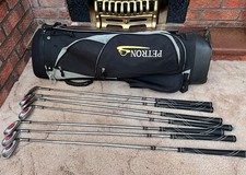Set of Petron Golf Bag & x7 Clubs Hi Brid Extreme + Posted