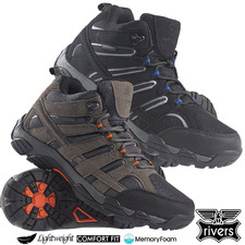 MENS HIKING BOOTS NEW WALKING ANKLE WINTER TRAIL TREKKING TRAINERS SHOES SIZE