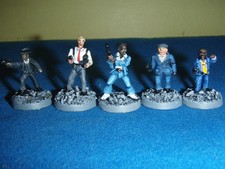 Pulp, 5 x Mini figures 36mm
