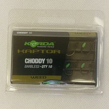 Size 10 Barbless Weed Green