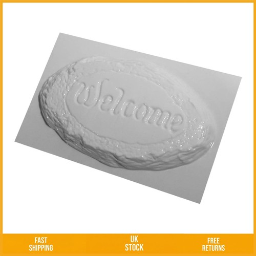 Reusable welcome sign - welcome, concrete