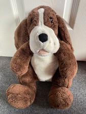 Retired Bear Factory Basset Hound Dog Plush Soft Toy Stuffed Animal