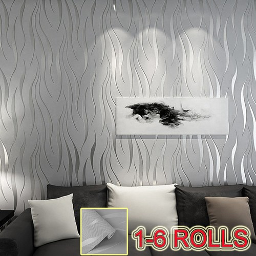 Embossed wave silver - 3d,
