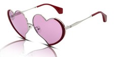 Vivienne Westwood Sunglasses Women's Lovelace VW7014 800 Shiny Silver/Pink