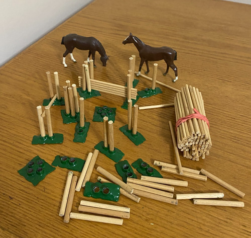 Britains lead wood toy - britains,