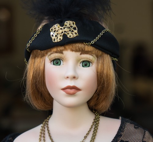 1920 style porcelain - 1920's, doll