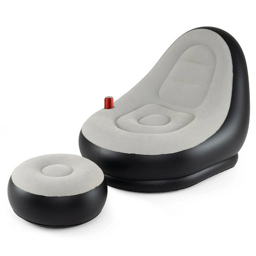 Costway inflatable lounge sofa - inflatable,