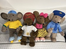 Rastamouse 12” plush soft toy easy crew Wensley Dale Zoomer Scratchy Rasta Mouse