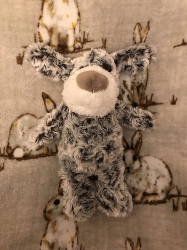 Card factory grey dog - soft, toy