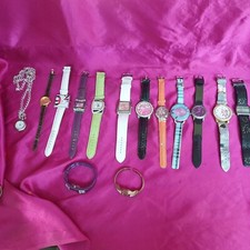 14 LARGE FACE LADIES WATCHES