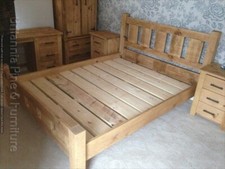 RECLAIMED ROUGH SAWN, SINGLE, DOUBLE & KING-SIZE BEDS, RUSTIC- HANDMADE BESPOKE