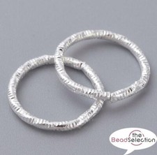 50 LARGE JUMP RINGS SILVER