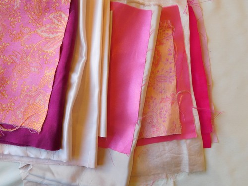 Luxury dress fabric surprise - luxury,