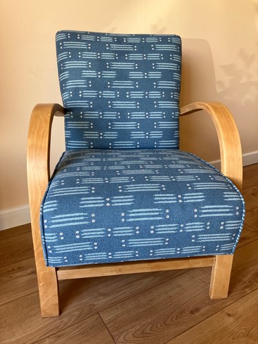 Mid century style blue - , accent