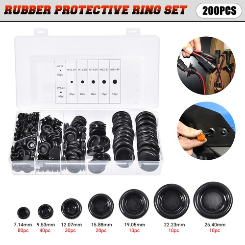 200x rubber grommets - rubber,