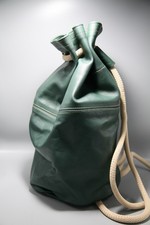 Petrol greenGenuine leather new,unused duffle shoulder crossbody bag by Satchelz