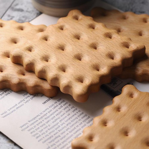 Biscuit shaped wooden - biscuit, cup