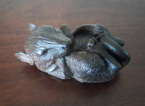 Metal cold painted mouse - metal,