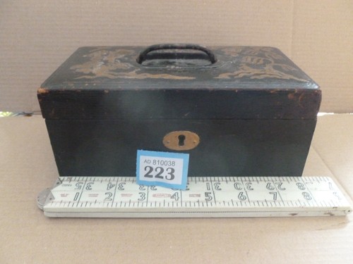 Antique regency japanned - regency,