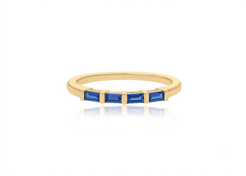 14k gold four - 14k, baguette