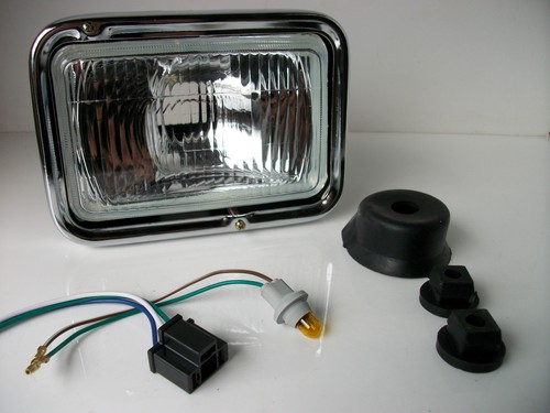 New chrome headlight - new,