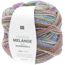 Rico Creative Melange Aran - Wonderball Multicolour Knitting Crochet Yarn Wool