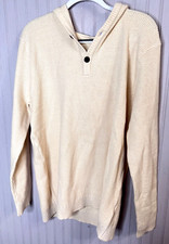 HOODIE SWEATER Mens XXL Cream