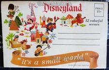 DISNEYLAND LETTERCARD · 12 SCENES · 1968 · FREE UK P&P · RARE VINTAGE POSTCARD